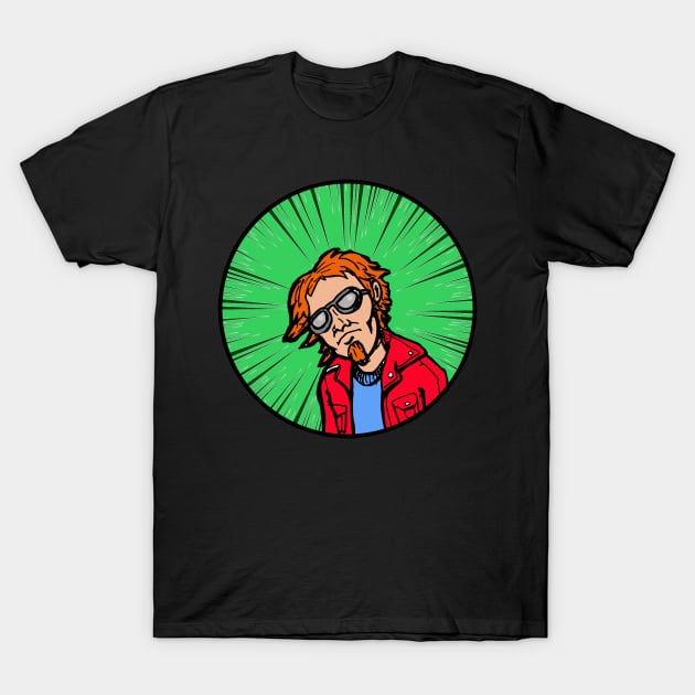 Orange Haired Hipster T-Shirt by silentrob668